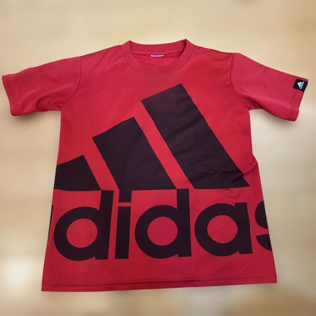 愛迪達 T恤 130 紅色 的縮圖