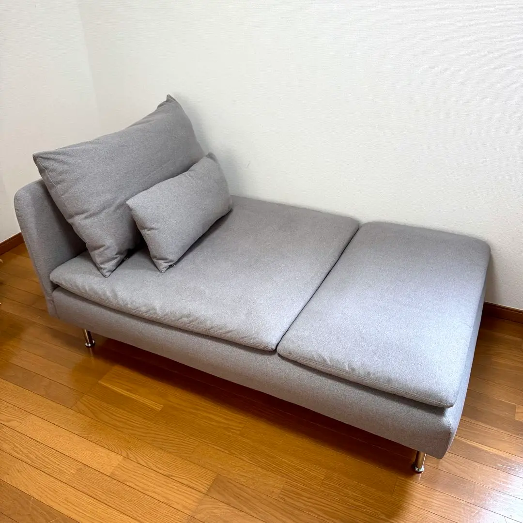 【引取り限定】IKEA ソーデルハムン　寝椅子　ほぼ未使用です。　ダークグレー SÖDERHAMN ソーデルハムン 寝椅子, フリードトゥナ ダークグレー