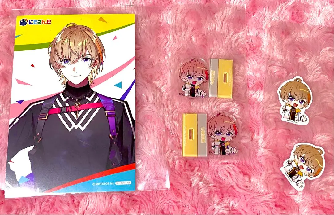 Thumbnail of Nijisanji Kazuto Kazeura Choco Egg Clear Stand & Die-cut Seal