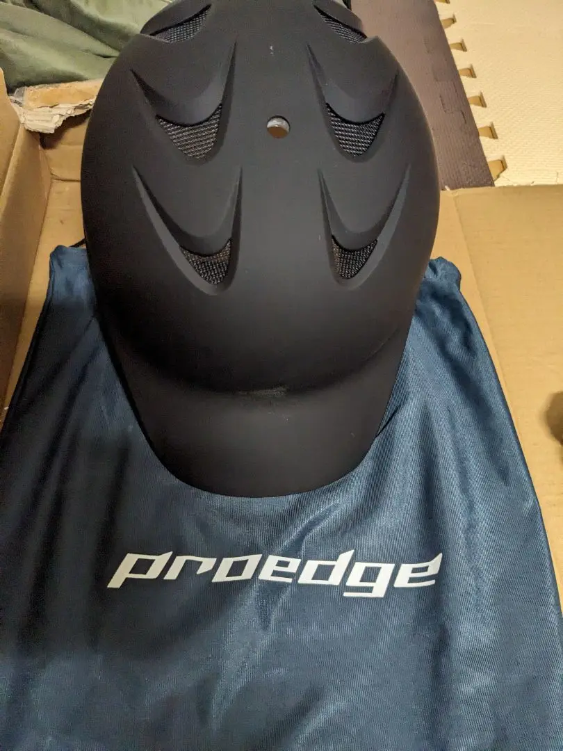専用！軟式ヘルメット　マットブラック　SSK PROEDGE  サイズ：XO エスエスケイ SSK Proedge 軟式打者用両耳付きヘルメット（艶