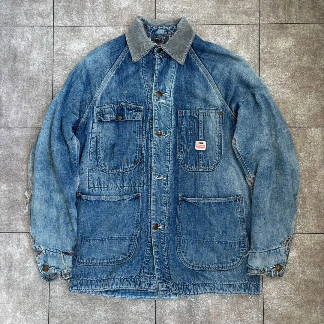 ★50s PAYDAYのデニムカバーオール★ヴィンテージ　L〜XL 50's 