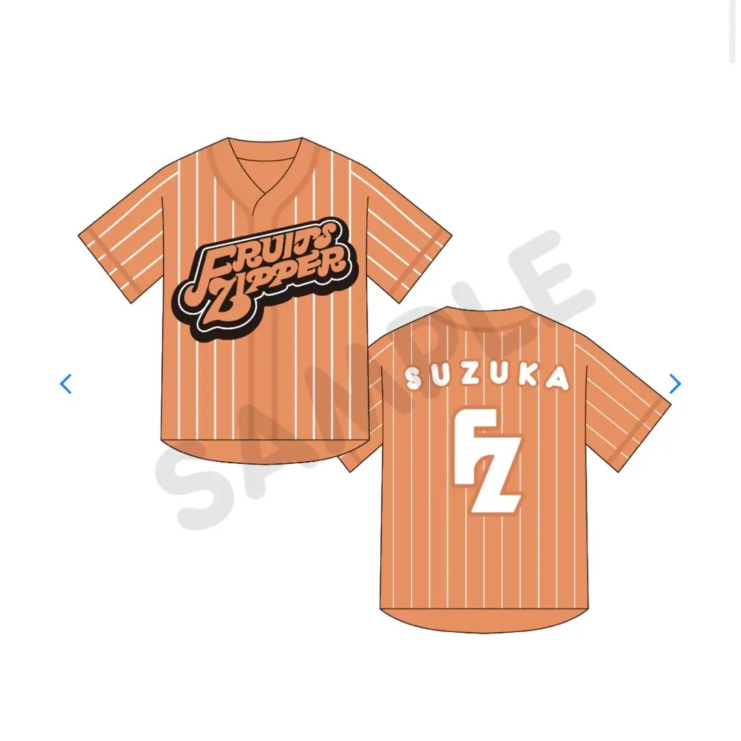 FRUITS ZIPPER OSHI API UNIFORM 鎮西寿々歌　未使用 2025年最新】メンバー名：鎮西寿々歌 Tシャツ・アパレルの人気