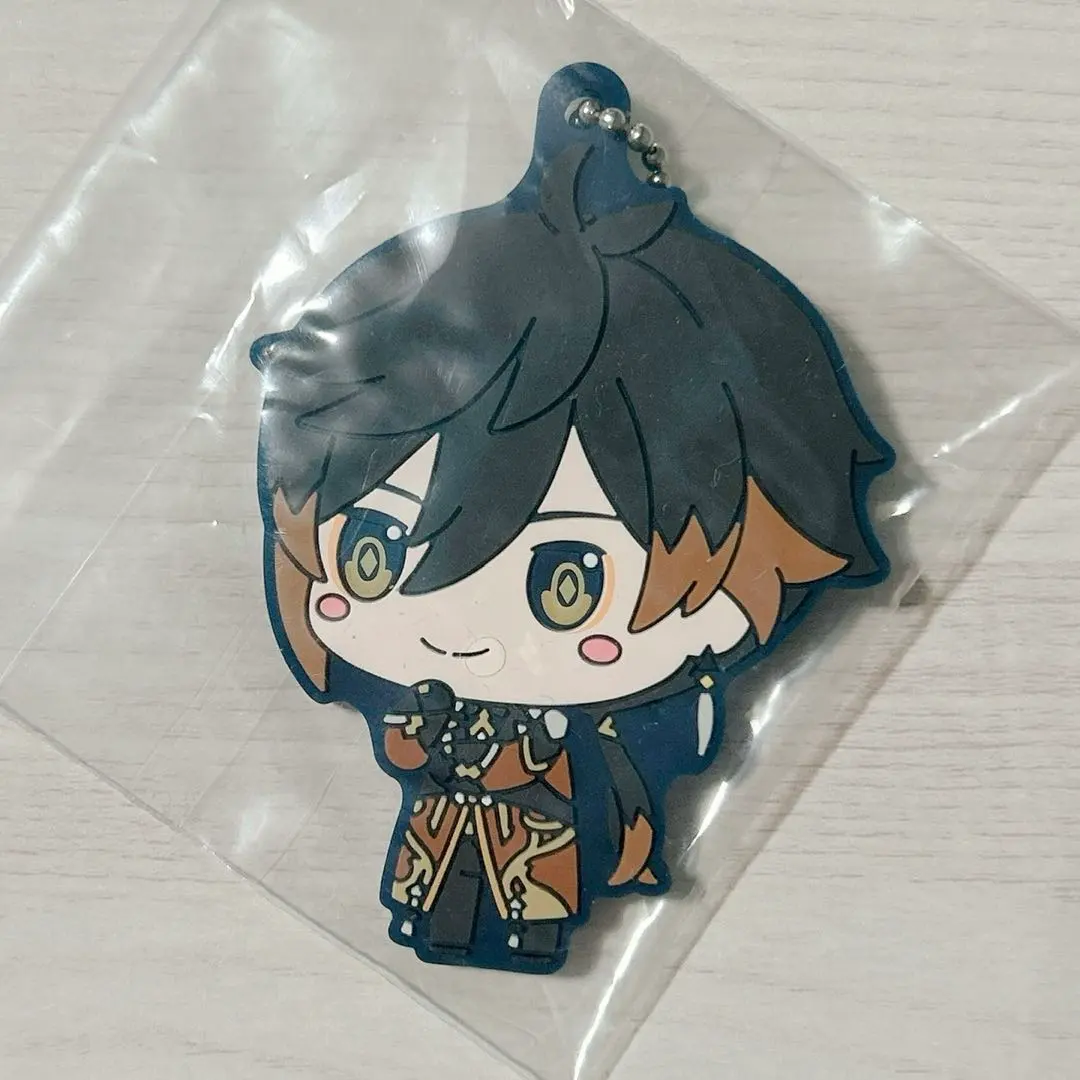 Thumbnail of Genshin Impact Ichiban Kuji H Prize Rubber Keyholder Zhongli