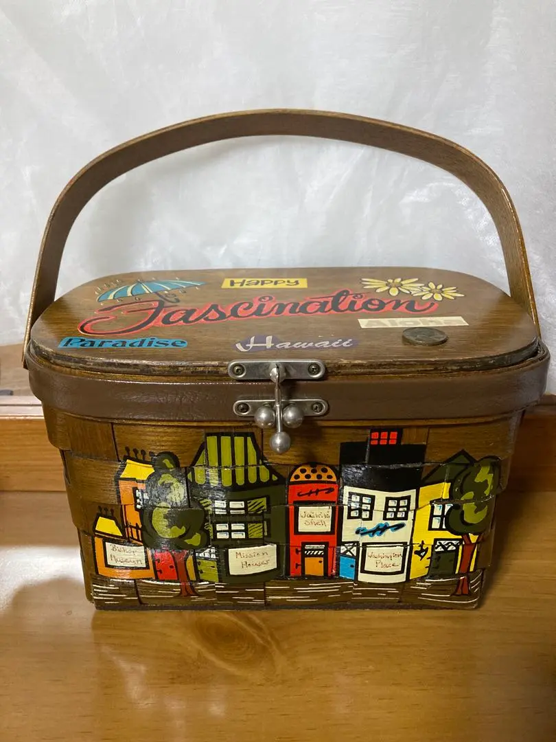 カロナンバスケット　かごバッグ Caro-Nan バスケットバッグ - 古着屋グレープフルーツ ムーン