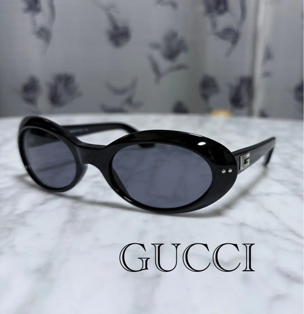 GUCCI(グッチ) / サングラス/オーバル/メンズ/ブラック/GG2413