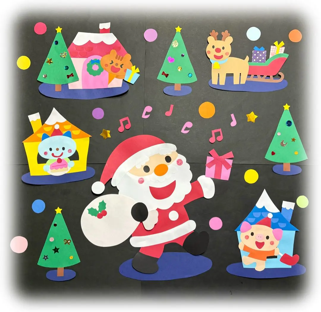 Thumbnail of [50] Wall decorations, wall decorations, childcare, Christmas, winter, December