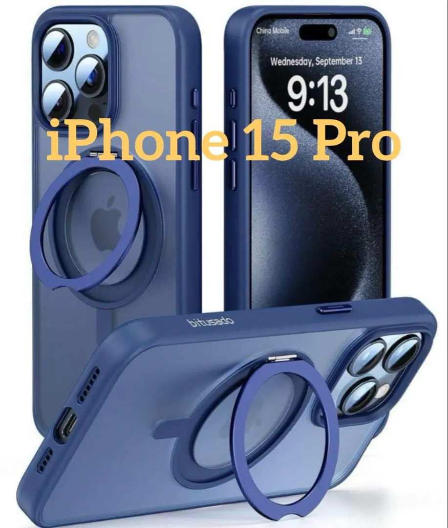 Thumbnail of Final price reduction! ✨ 360° rotatable magnetic ring stand for iPhone 15 Pro