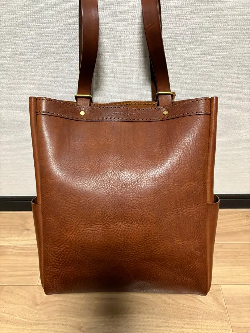 ほぼ新品 特注 analogico アナロジコ トートリュックトートM 底板付 ほぼ新品 特注 analogico アナロジコ トートリュックトートM