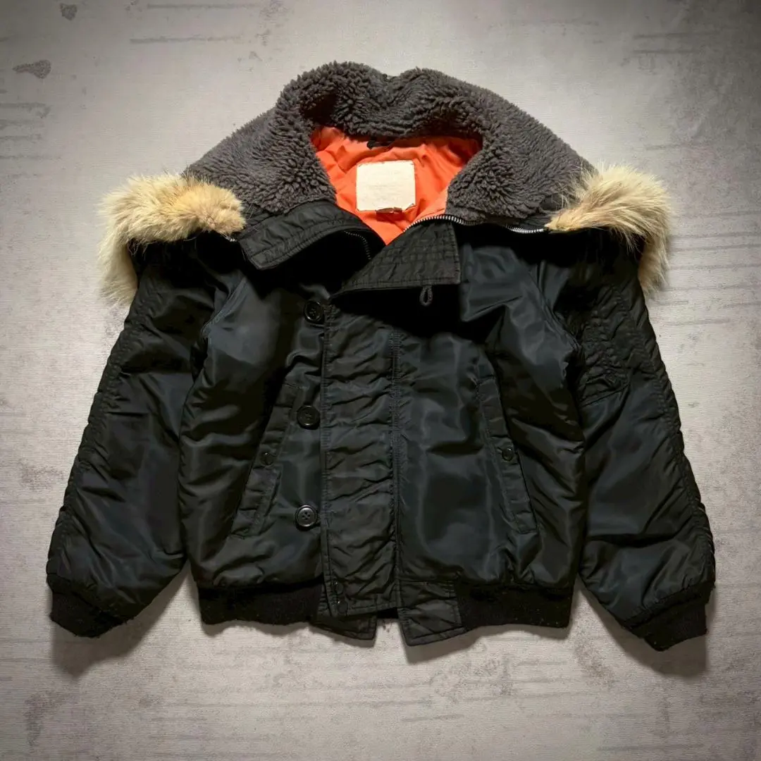 専用【美品】schott b-3 257s サイズ36 ロゴ付き Schott N.Y.C ショット SCHOTT 257S B-3 シープスキン ボマー