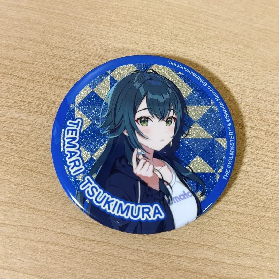 Thumbnail of Gakuen Idolmaster (GakuMas) Glitter Can Badge B - Temari Tsukimura