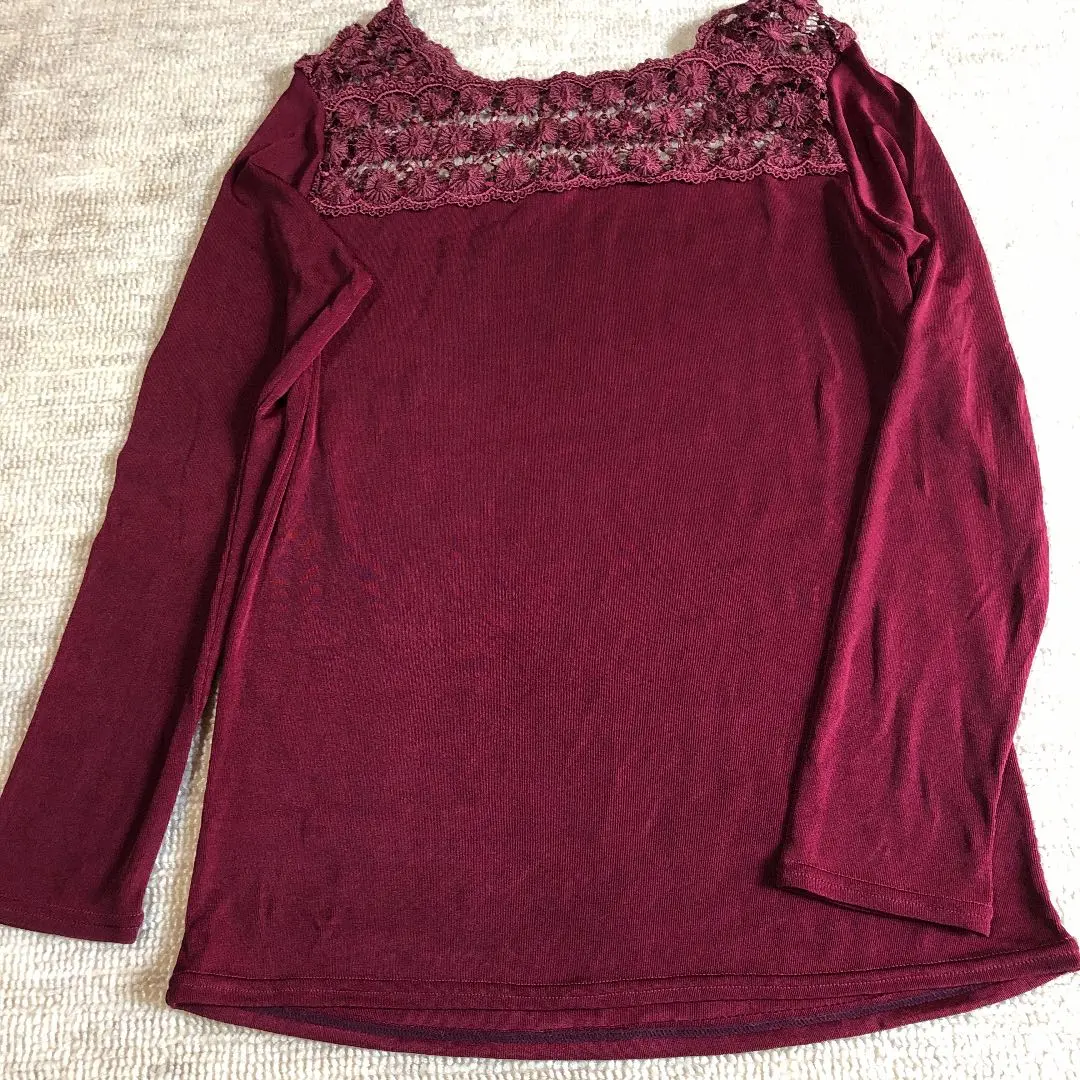 Thumbnail of Engine (color) lace top, cut-and-sew