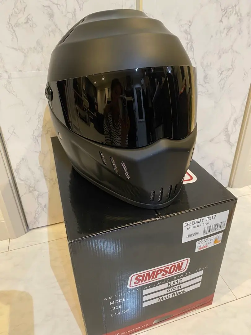 シンプソン SPEEDWAY RX12 ブラック Lサイズ