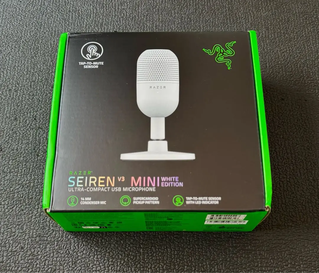 中古　美品　Razer レイザー Seiren V3 Miniホワイト Amazon.com: Razer Seiren V3 Mini USB Microphone: Condenser