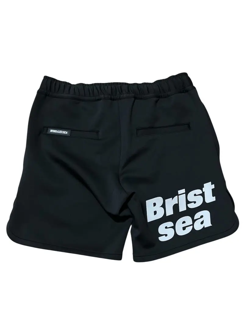 fcrb×WIND AND SEA ハーフパンツ　コラボ　ブラック　S WIND AND SEA × Bristol コラボ ハーフパンツ ショーツ - メルカリ