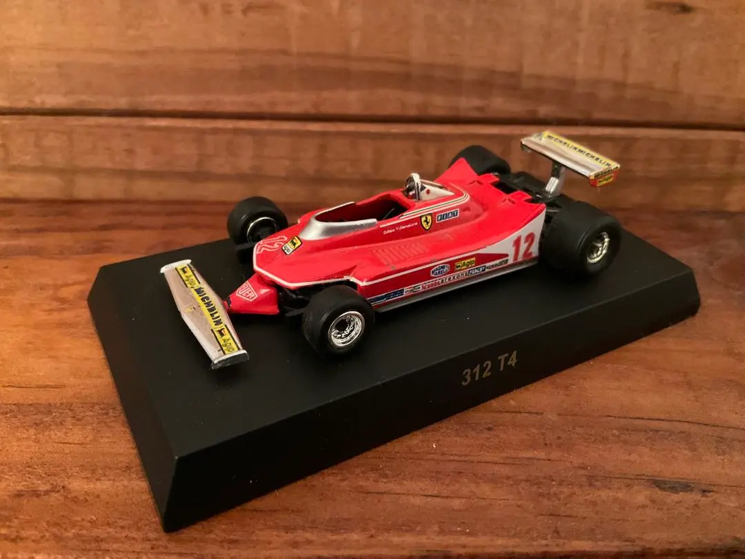 Thumbnail of Kyosho 1/64 Ferrari F1 312 T4 Minicar - Gilles Villeneuve