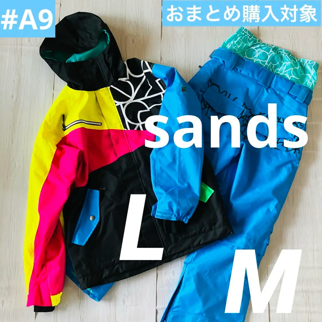 【超美品】 sands スノーボードウェア M、Sサイズ セット SANDS sands サンズ 155811 メンズ ウェア スノーボード スキー