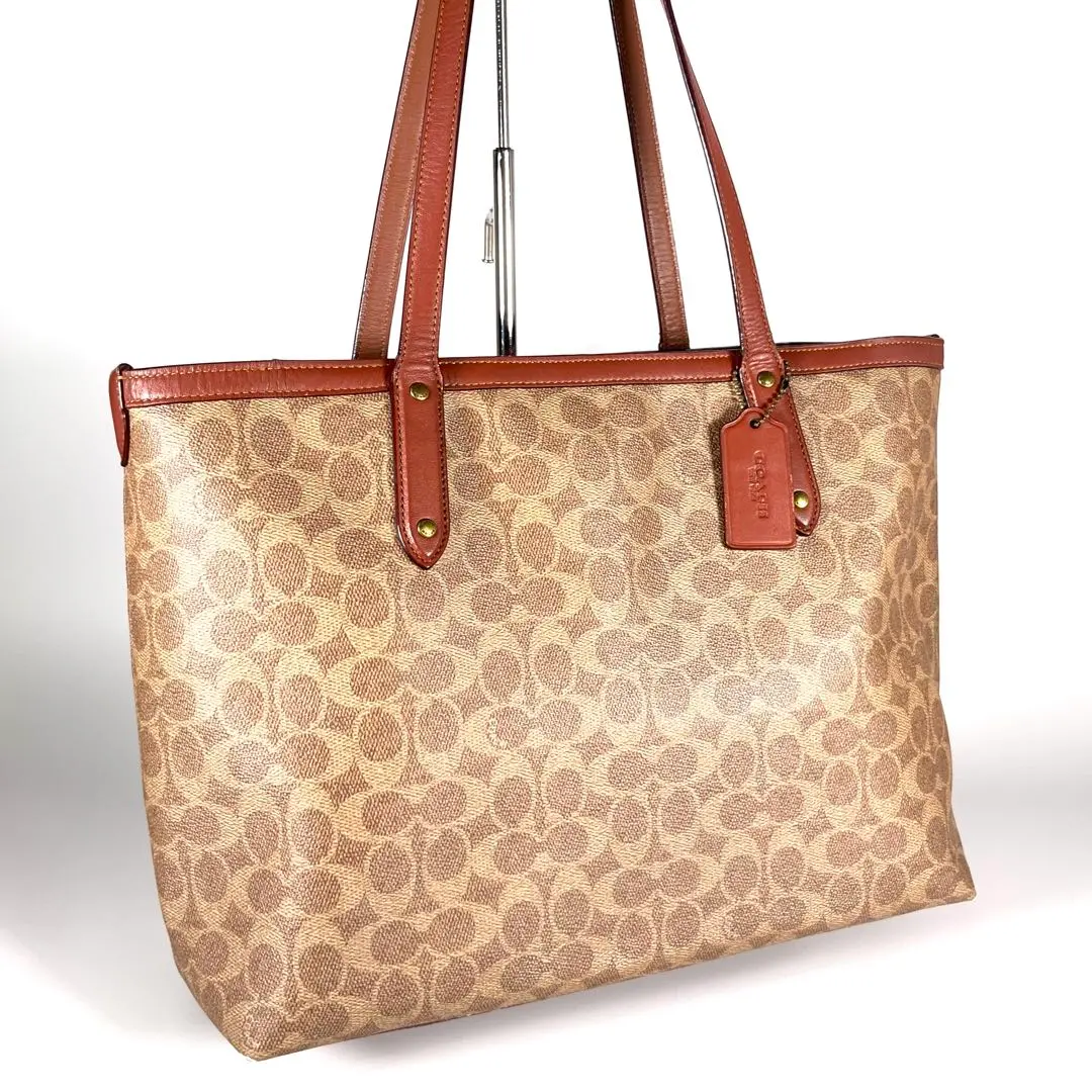美品】COACH オールドコーチ トートバッグ レザーバッグ 本革 黒