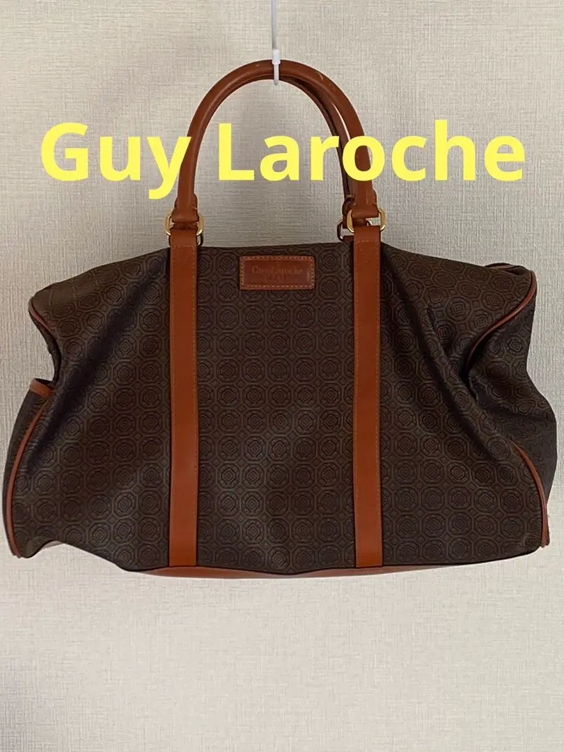 Guy Laroche Paris ギラロッシュ　オールレザーボストンバッグ　黒 Guy Laroche Paris ギラロッシュ オールレザーボストンバッグ 黒