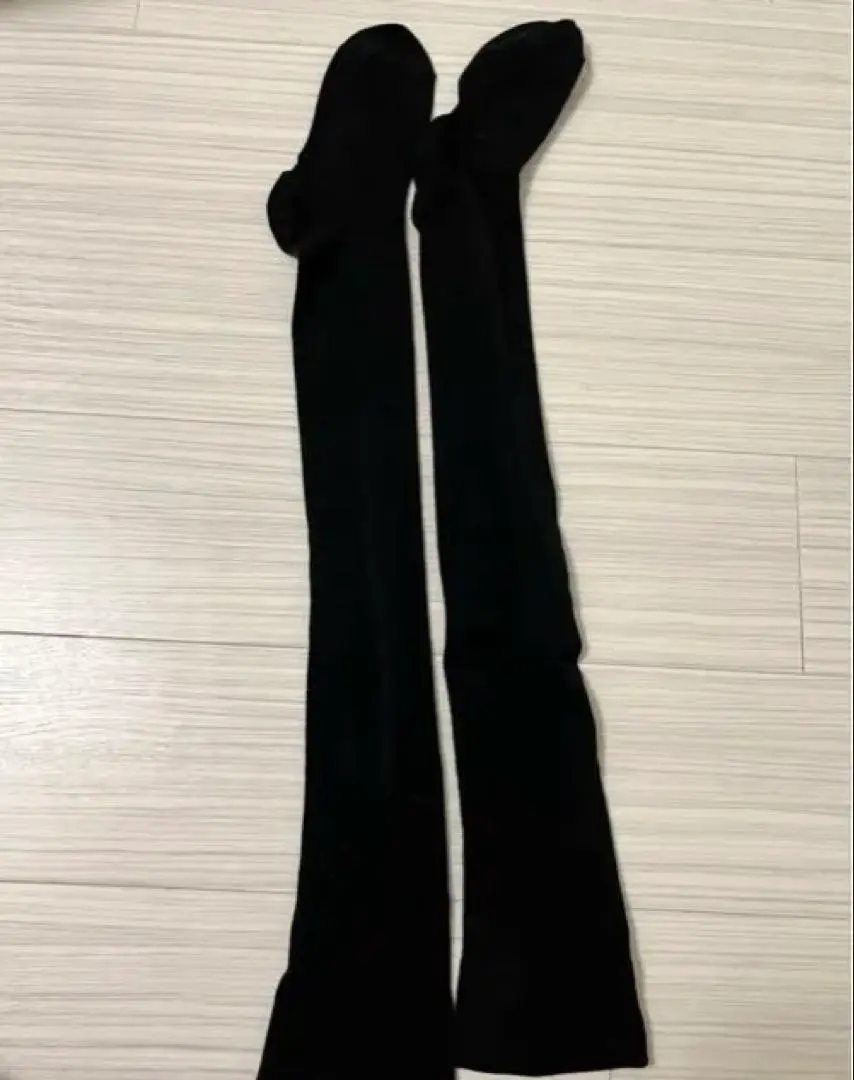 Thumbnail of Black knee-high socks