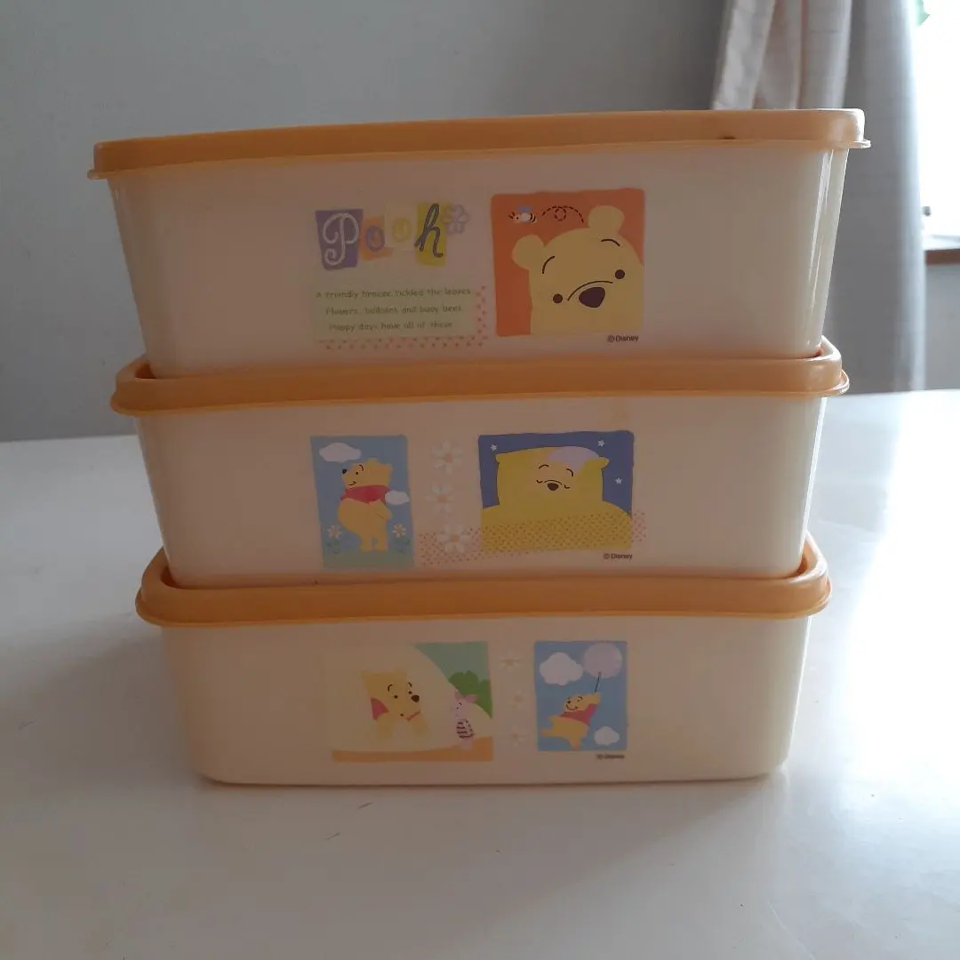 Thumbnail of Winnie the Pooh 3-Tier Bento Box: For Meal Prep and Various Uses