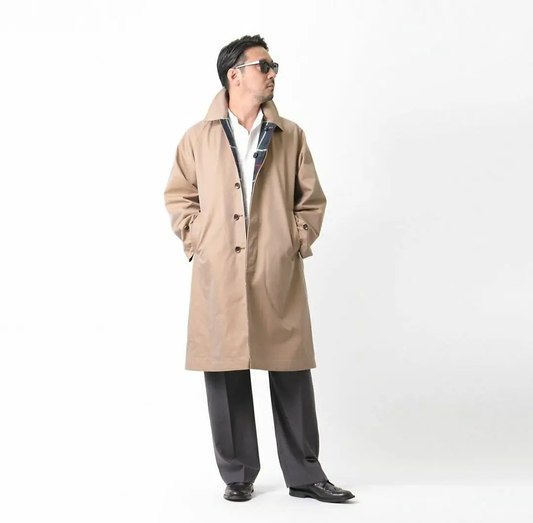 新品未使用 KINLOCH  ANDERSON ステンカラーコート 75%Off 新品タグ付✨2WAY✨Kinloch Anderson ステンカラーコート - メルカリ