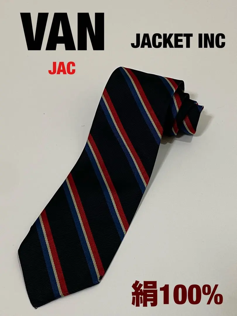 【新品】VAN JACKETストライプ ネクタイ 2025年最新】VAN Jacket 柄・デザイン：ストライプ メンズ