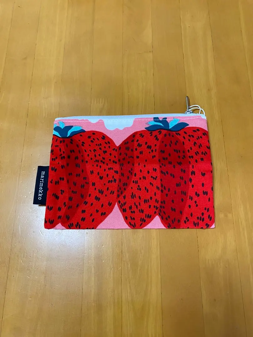 Thumbnail of Marimekko strawberry pattern pouch