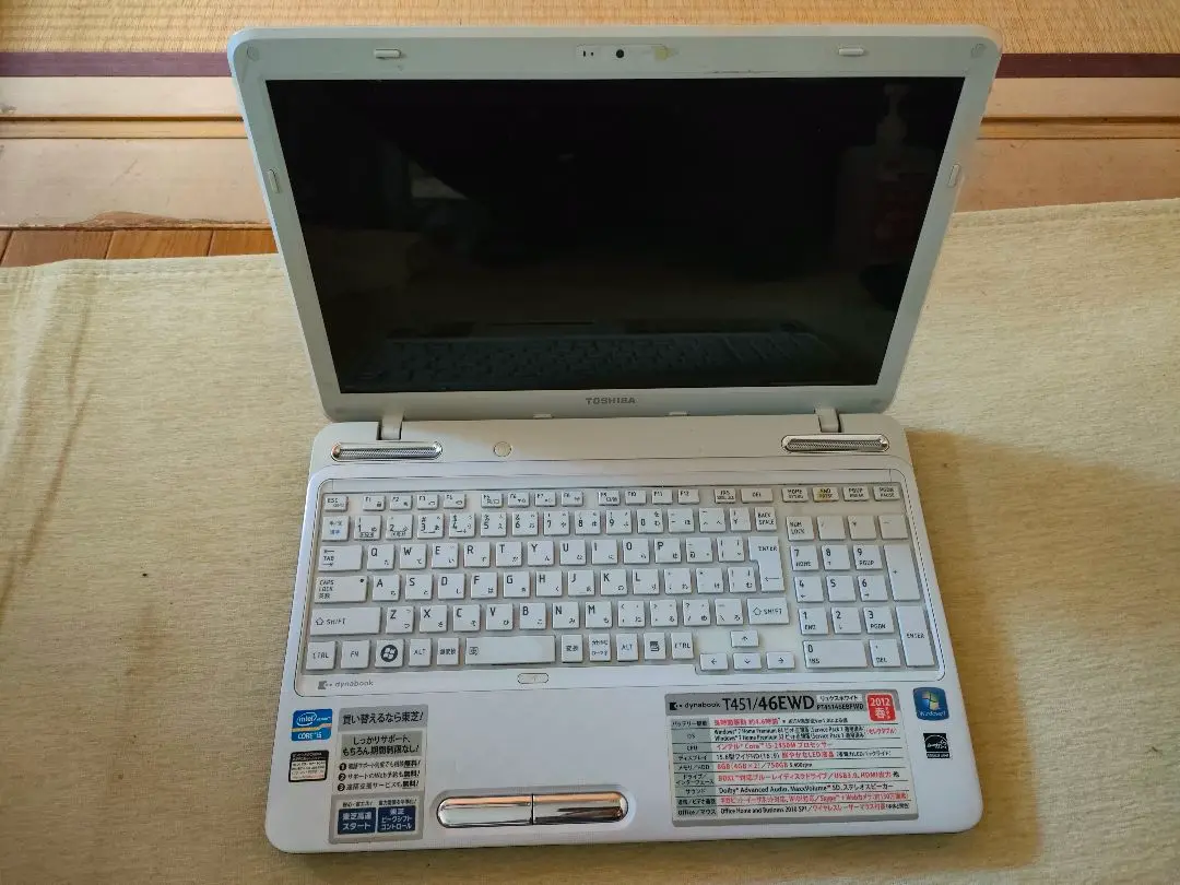 新品SSD256GB 東芝T451/46EW 高性能 第二世代i5/8GB 最新Windows11+office 爆速SSD256GB 東芝Dynabook T451/46EWD 第