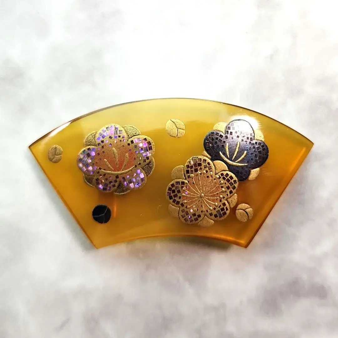 べっ甲 花モチーフ 金蒔絵 螺鈿 ペンダントトップ 光俊 在銘 鼈甲 レトロ 2025年最新】金子光俊の人気アイテム - メルカリ