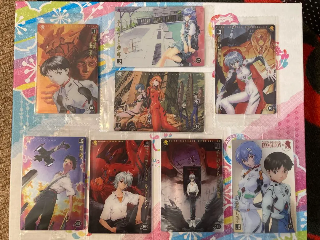 Thumbnail of New Evangelion Wafer Story Cards Set of 8 - Kaworu