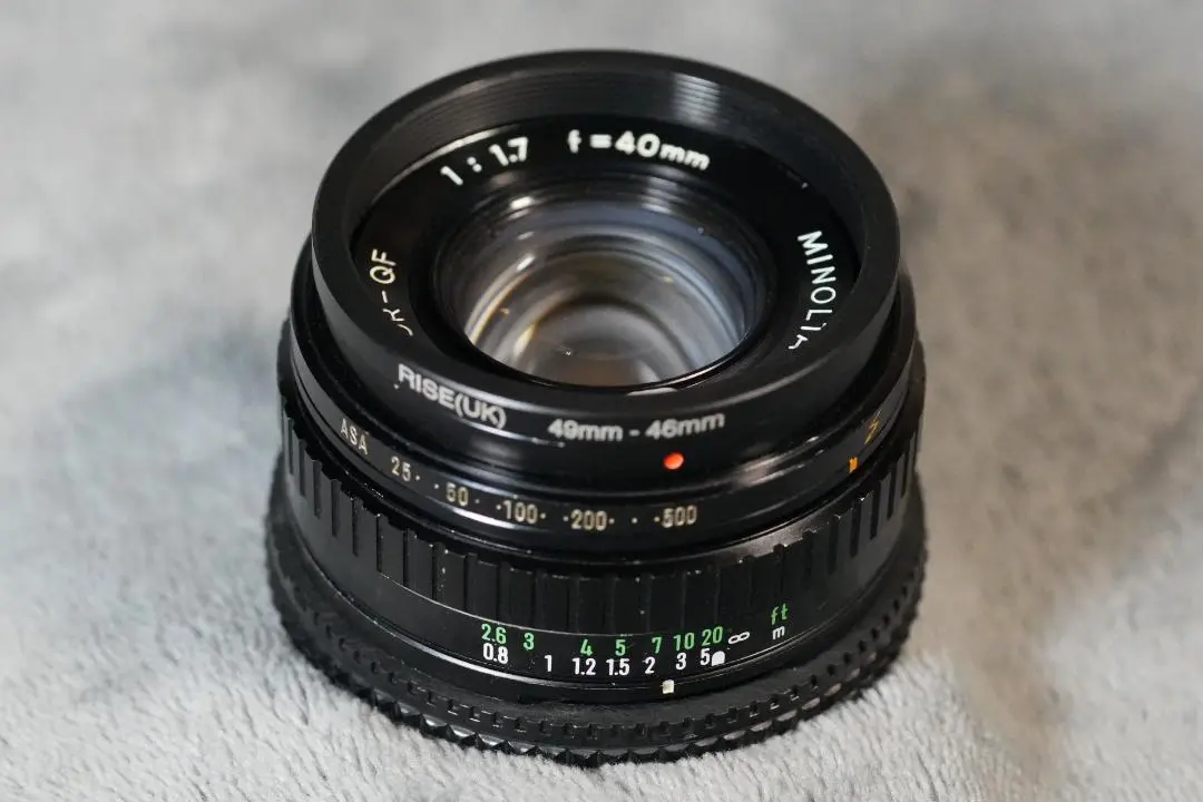 MINOLTA Rokkor QF 40mm F1.7黒 改造レンズ Eマウント 2025年最新】ROKKOR QF 40mm 1.7の人気アイテム - メルカリ