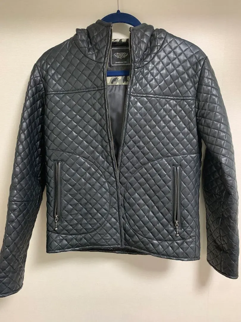 美品　L　inc. PAZZO COMPANY パッゾ　革ジャン　ライダース 2025年最新】PAZZO メンズ レザージャケット・ライダースの人気