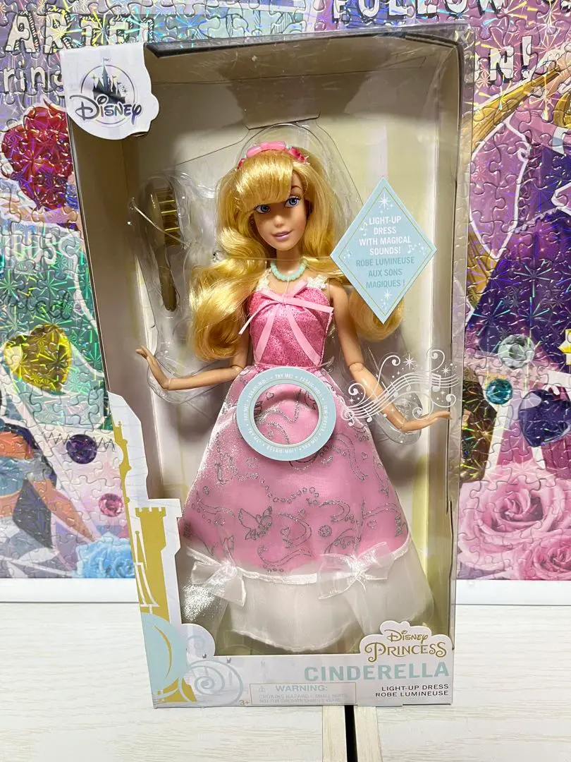 新品未開封☆シンデレラ75周年☆ピンクドレス♡フィギュア ディズニーストア シンデレラ 75周年 フィギュア ドレス ピンク