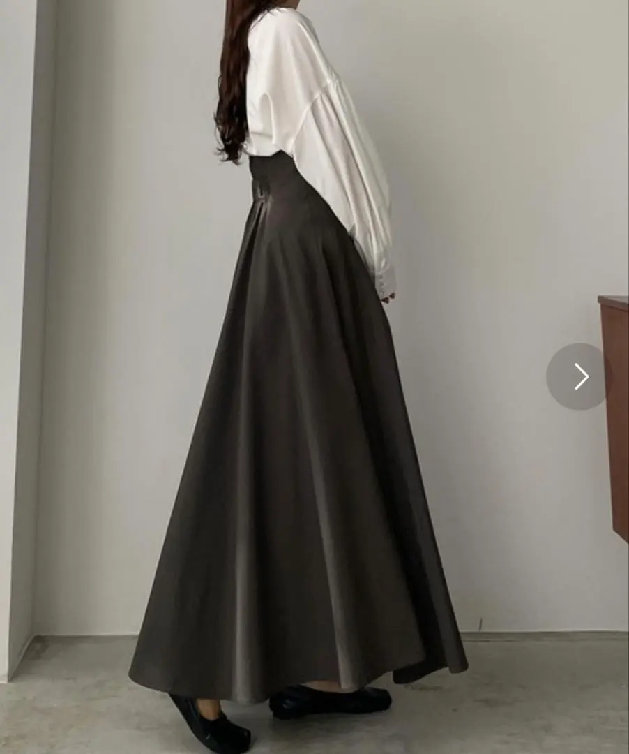 Thumbnail of Louere High Waist Flare Skirt