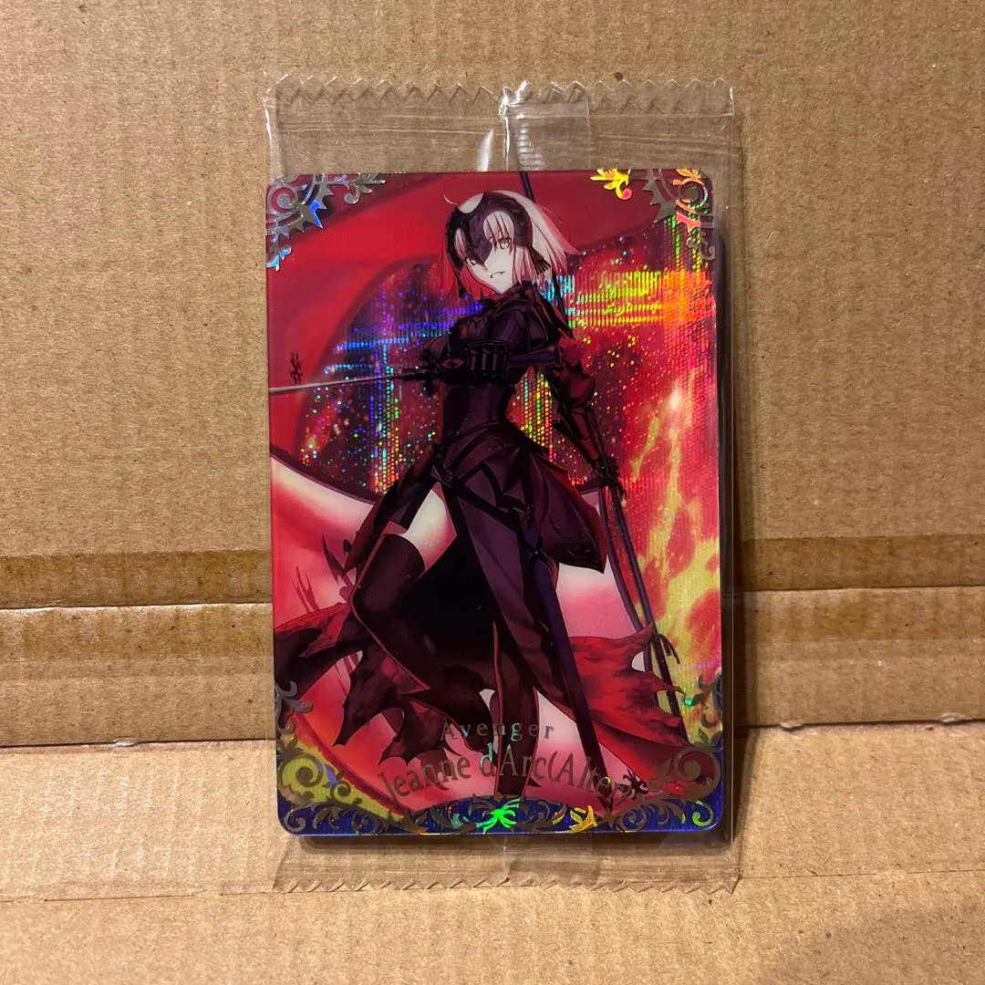 命運/冠位指定 FGO 威化餅 卡片 貞德・Alter (黑貞) 燙金 的縮圖