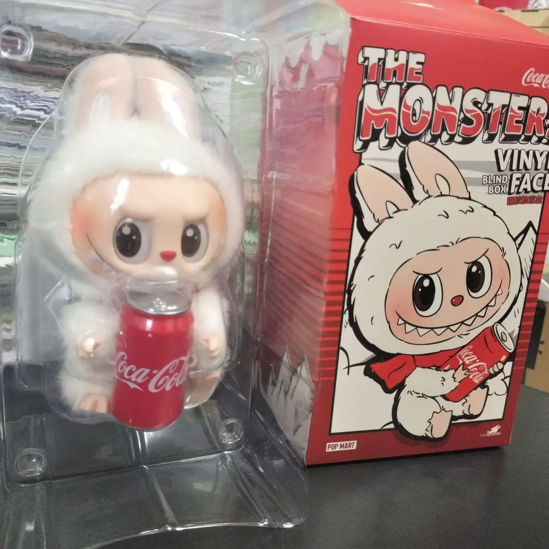 THE MONSTER ラブブ　コカコーラ　HAPPY FACTOR POPMART Labubu The Monsters Coca Cola Vinyl Face Surprise