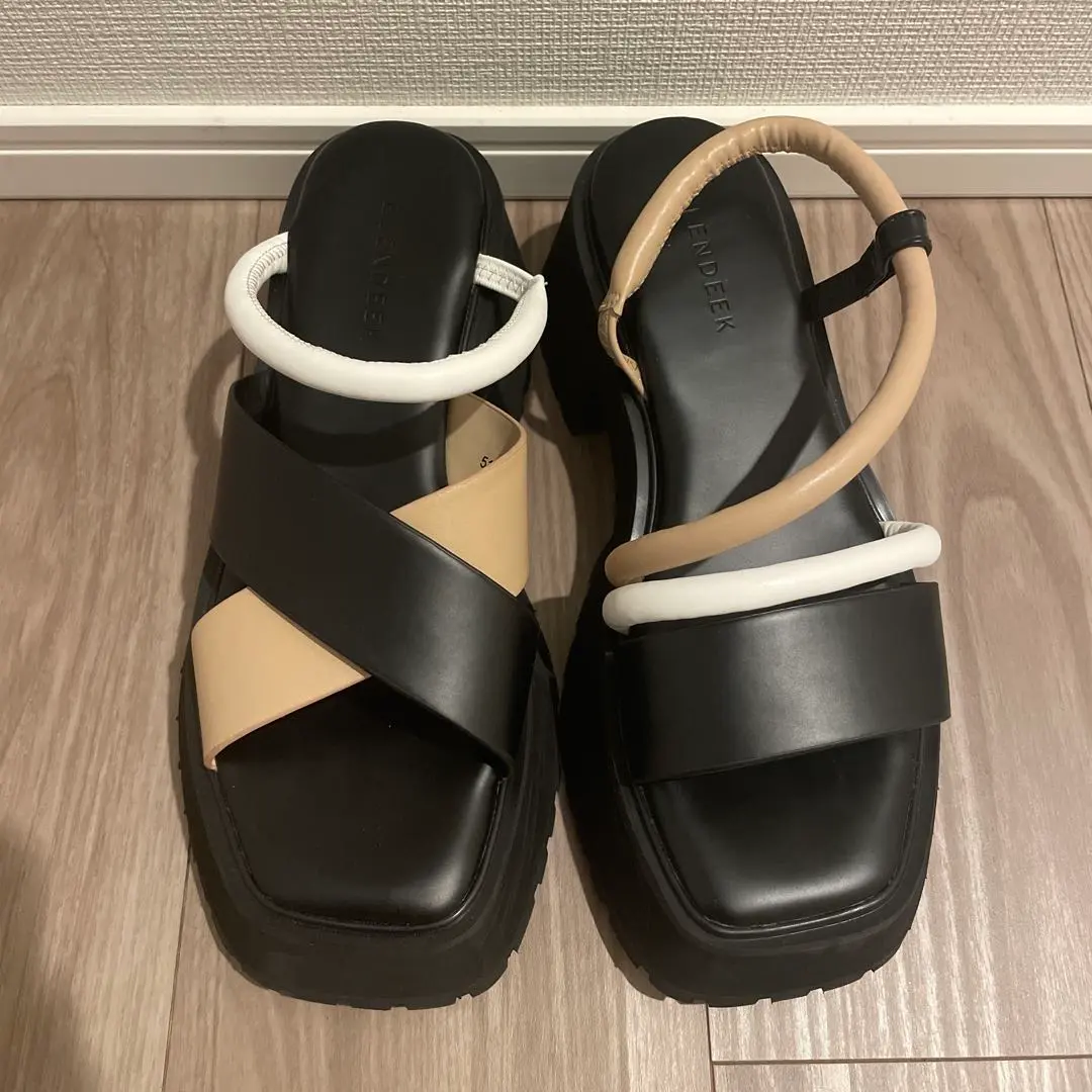 定価2.2万　ELENDEEK エレンディーク プラットフォームスポーツサンダル DOUBLE BAND SANDAL | ELENDEEK/エレンディーク