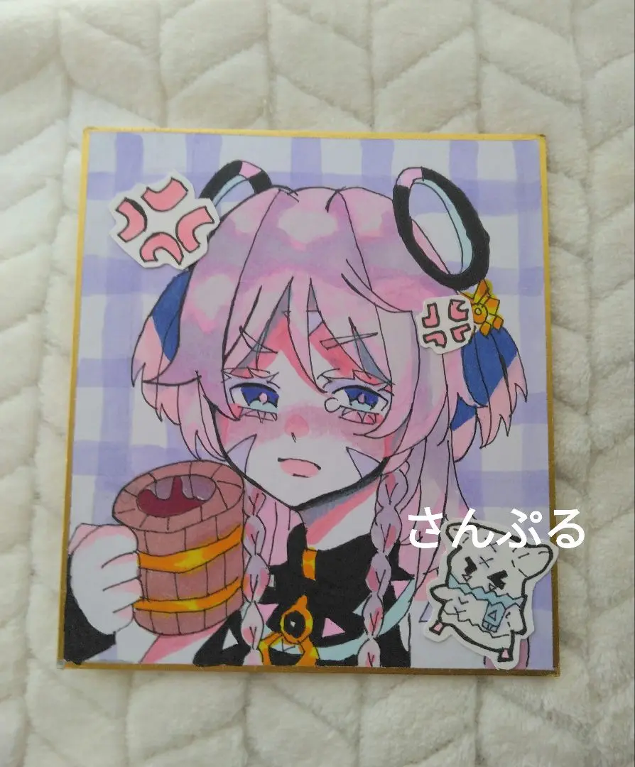 原神　ナヒーダ　直筆サイン色紙 Amazon.co.jp: 原神 ナヒーダ 色紙 公式 正規品 : 文房具