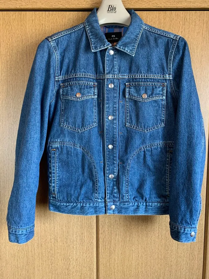 PAUL SMITH ダークブルーデニムジャケット ポールスミスジーンズPaul Smith JEANS セルビッチデニム