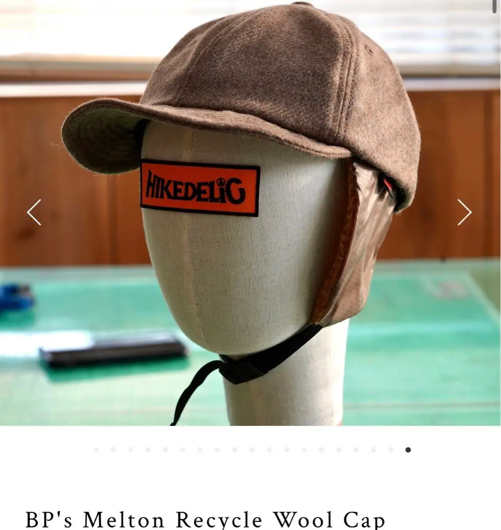 jindaiji mountain works  メルトンキャップ BP's Melton Recycle Wool Cap | JINDAIJI MOUNTAIN WORKS