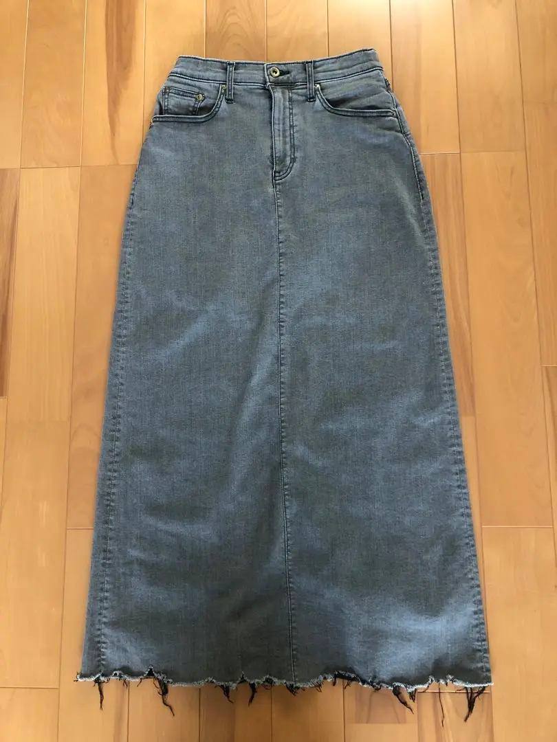 スカート GOOD GRIEF! DENIM LONG SKIRT S GOOD GRIEF/グッドグリーフ】DENIM LONG SK with Chain デニム