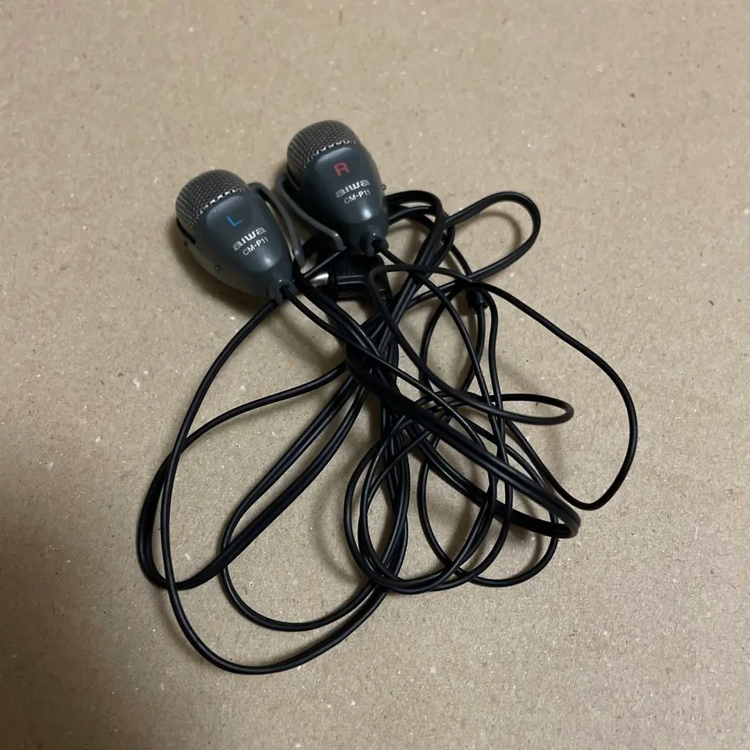 AIWA M18 クリスタル マイク 元箱付美品
