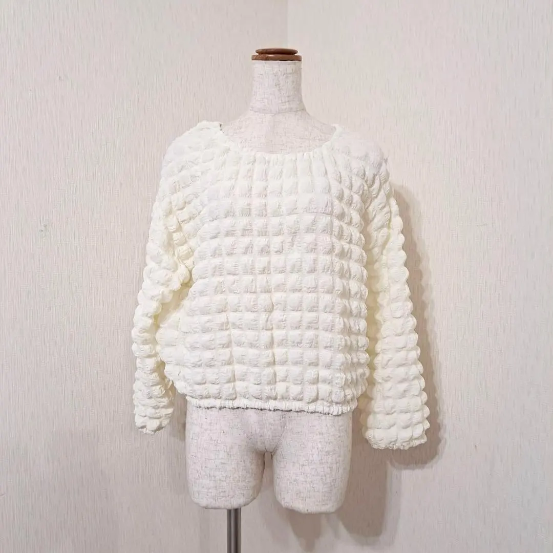 Thumbnail of Amista Poko Poko Top Long Sleeve Popcorn Ivory L