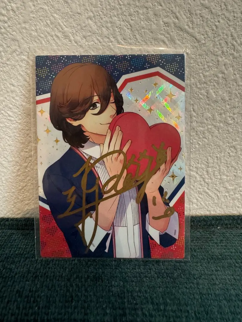 うたプリ購買部 エポス抽選景品 A賞 直筆サイン入りグリーディングカード 寿嶺二 うたプリ購買部 エポス抽選景品 A賞 直筆サイン入り