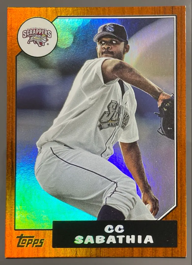 超レア 1999 CC Sabathia 直筆サイン ルーキーカード 美品 1999 Topps C.C. サバシア ルーキー直書き直筆サインカード レア
