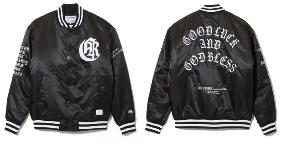 極上品THE CRIMIE スタジャン M 黒 クライミー セール】CR STADIUM JACKET（スタジャン）｜CRIMIE（クライミー