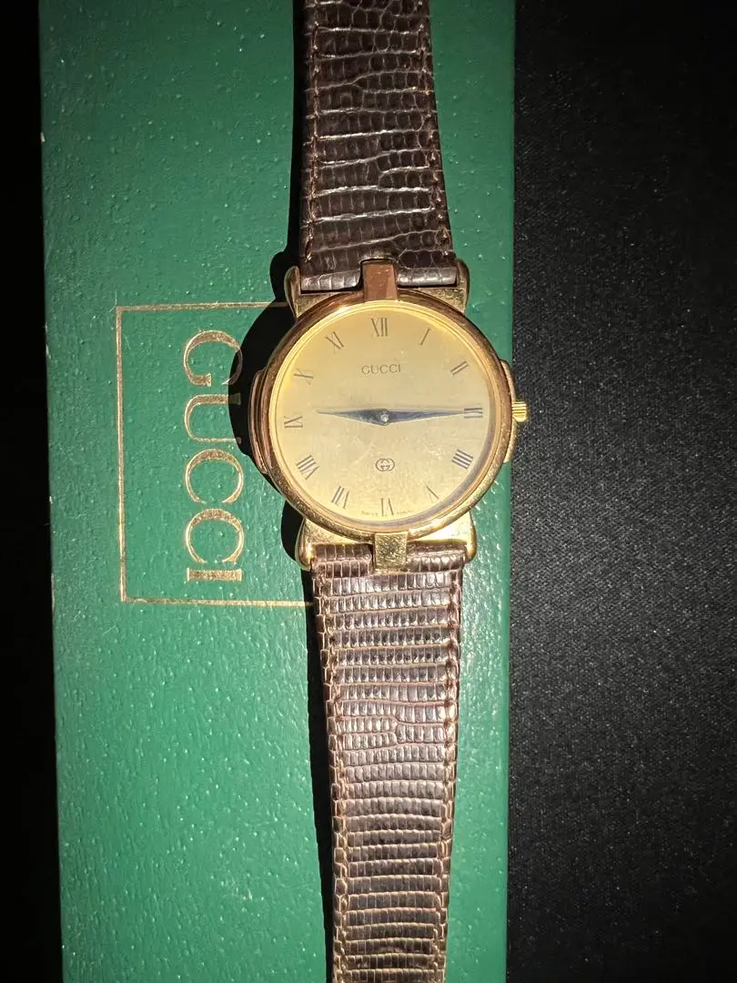 【美品稼働品】グッチ 3400M GUCCI ヴィンテージ腕時計 ローマン 美品稼働品】グッチ 3400M GUCCI ヴィンテージ腕時計 ローマン