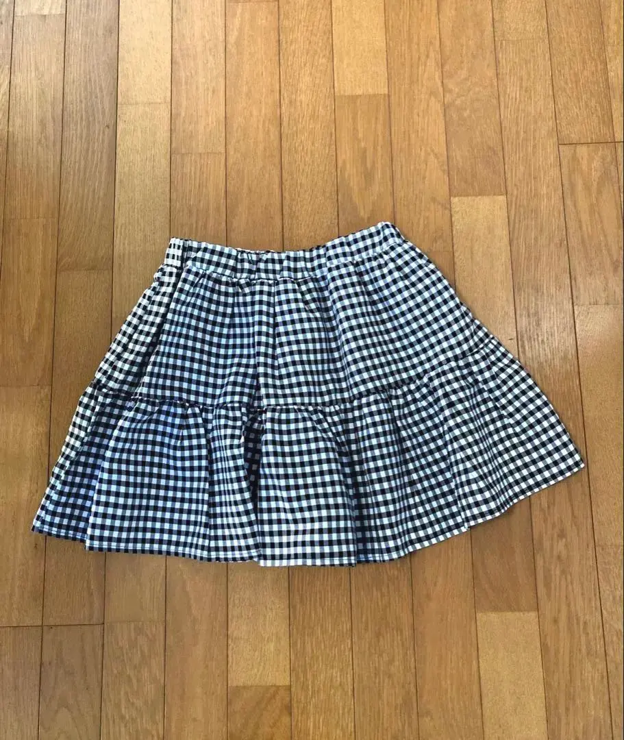 Love Toxic☆格紋喇叭多層次裙。 的縮圖