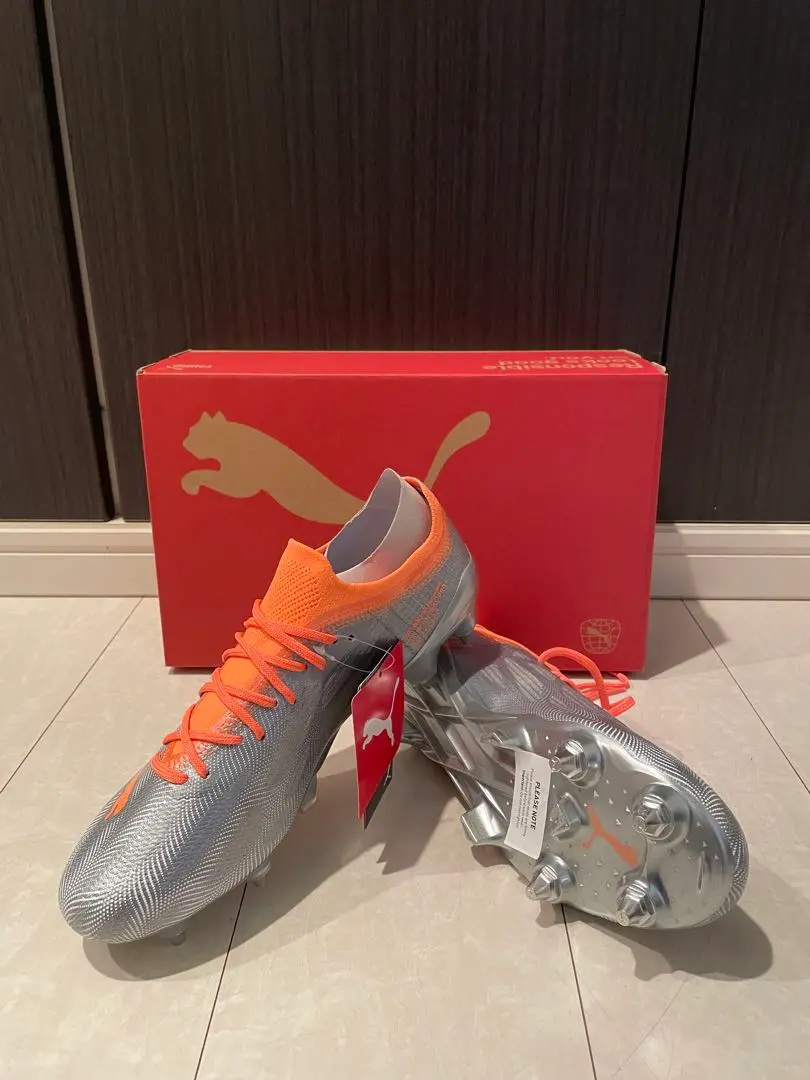 【新品未使用】プーマ　ウルトラ 1.4 FG/AG ロングパイル　30cm PUMA プーマ ウルトラ 1.4 FG/AG (ロングパイル)(ブラック