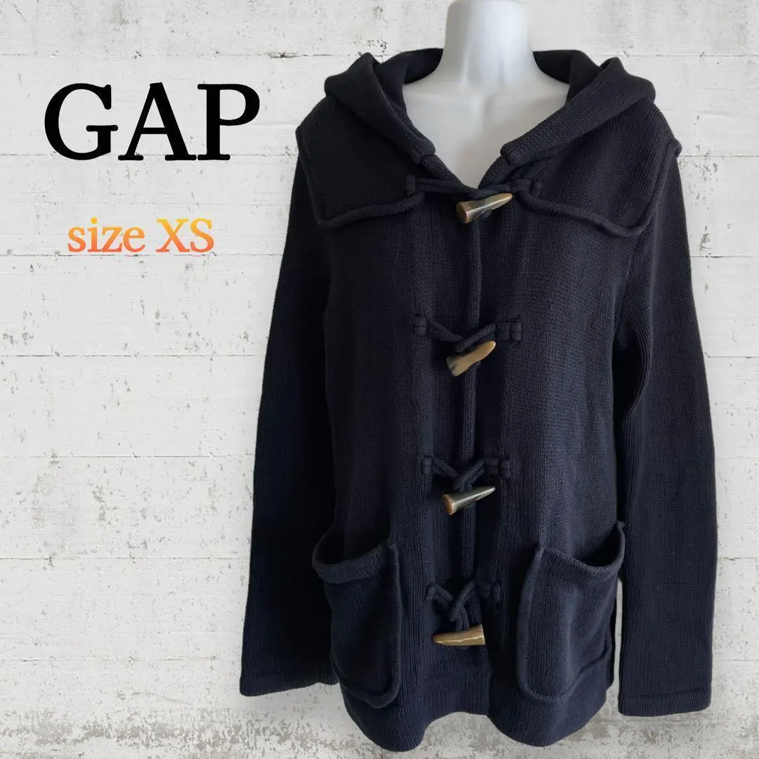 Thumbnail of Excellent Condition☆ GAP Knit Duffle Coat, Navy, XS, Genderless